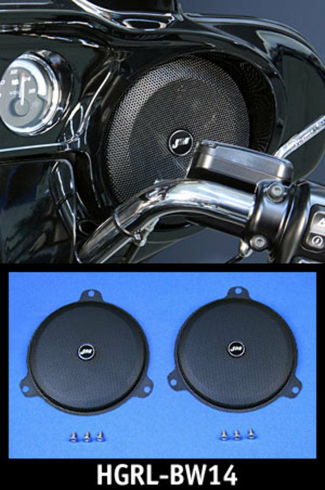 J&M Corp Other Motorcycle Accessories J&M Corp Fairing Front Speaker Grill Set 2014-2020 Harley FLHX FLHTCU Limited