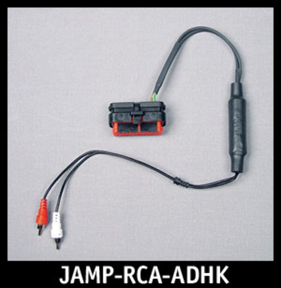 J&M Corp Other Motorcycle Accessories J&M Corp Isolated RCA Input Amp Harness Rear Output Harley Radio Touring 06-12