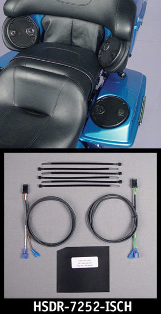 J&M Corp Other Motorcycle Accessories J&M Corp Rear Saddlebag Speaker Pod Wiring Harness Kit Harley 2006-2012 Touring