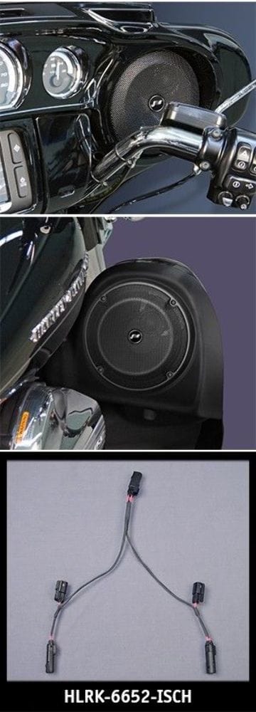 J&M Corp Other Motorcycle Accessories J&M Rokker Upper Lower Fairing Speaker In-Series Wire Harness 2014-2020 Harley