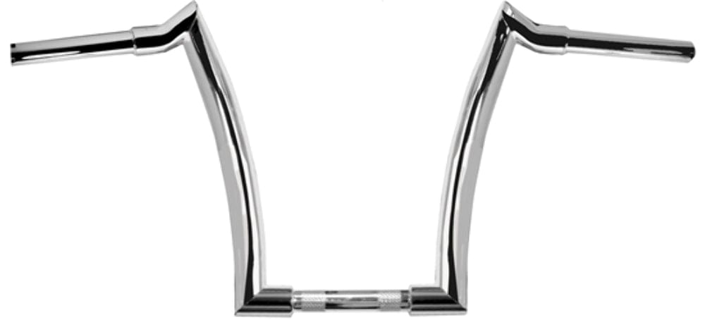 Jacknife 12" Handlebars Chrome Narrow Style 1 1/4" Center Harley Softail Dyna XL '82+