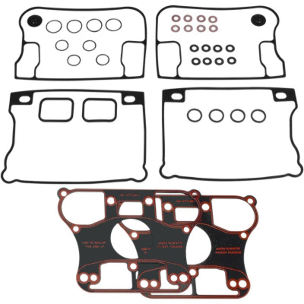 James Gasket Gaskets & Seals James Rocker Box Cover Gasket Metal Base Kit Harley 92-99 Evo Evolution Big Twin