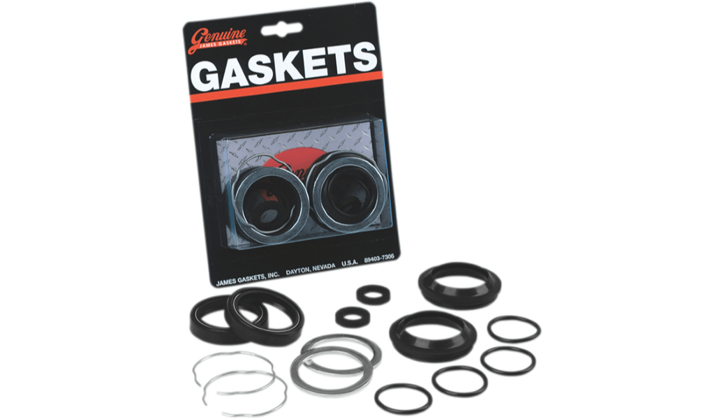 Genuine James Gasket 41mm Fork oil Seal Kit 2000+ Harley Softail Deuce