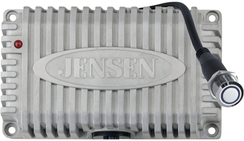 Jensen Jensen Power Sports Waterproof 160W 4-Channel Bluetooth Amplifier Harley Silver