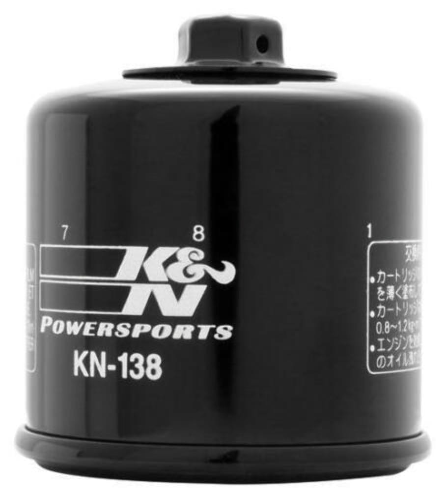 K&N K&N Engineering Black Spin On 17mm Nut Oil Filter KN-138 Suzuki Cagiva Aprilia