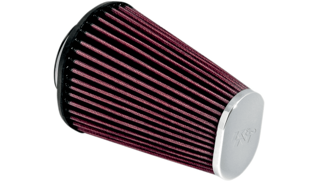 K&N K&N High Flow Air Filter Chrome Cotton Washable Harley Big Twin 17-20 Aircharger