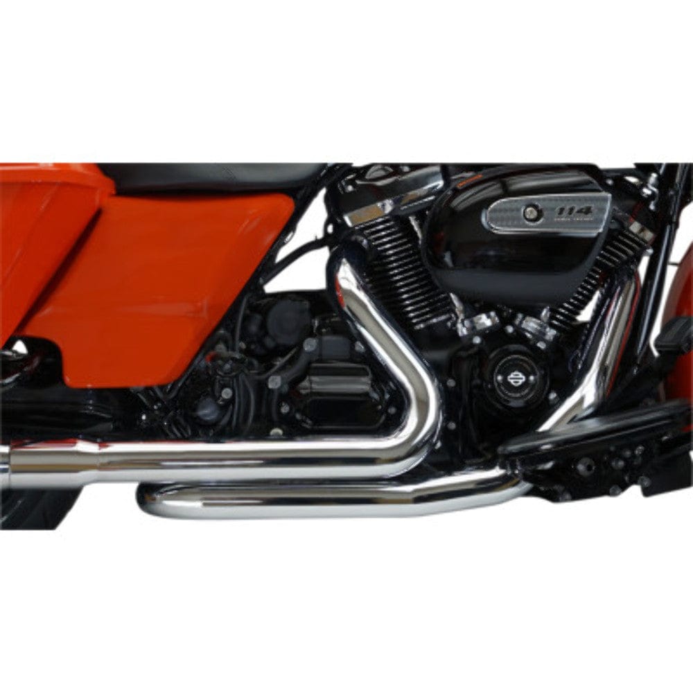 Khrome Werks Silencers, Mufflers & Baffles Khrome Werks Chrome 2 Into 2 Header System Exhaust Pipes Harley Touring 17+ M8