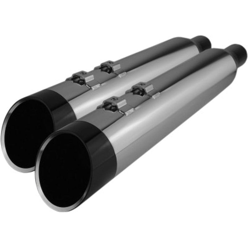 Khrome Werks Silencers, Mufflers & Baffles Khrome Werks Chrome 4.5" HP Plus Slip On Mufflers Pipes Harley Touring 17+ M8