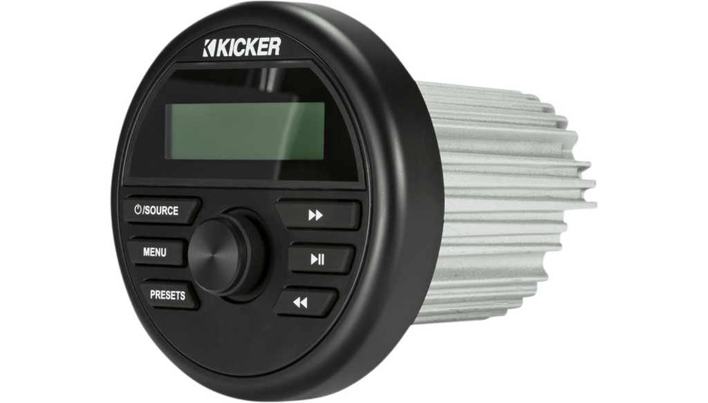 Kicker Kicker Bluetooth Media Center Controller AM/FM 200W USB RCA  ATV Gauge Mount