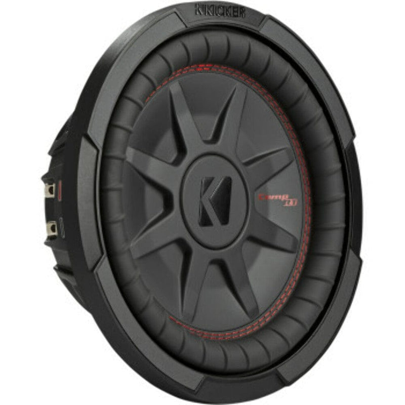 Kicker Kicker CompRT Thin Subwoofer Black Weatherproof 10" 400W RMS Multi Fit Speaker