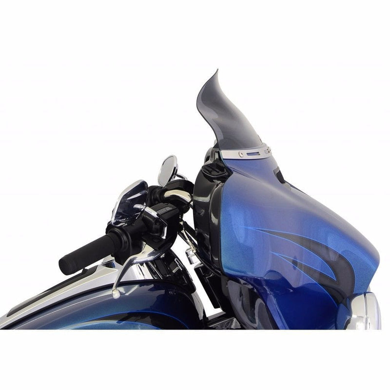 Klock Werks Klock Werks 6.5" Dark Smoke Flare Windshield Batwing Bagger Harley Touring 14-20