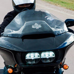 Klock Werks Other Motorcycle Accessories Klock Werks 14" Light Tint Sport Flare Touring Windshield Harley Road Glide 15+