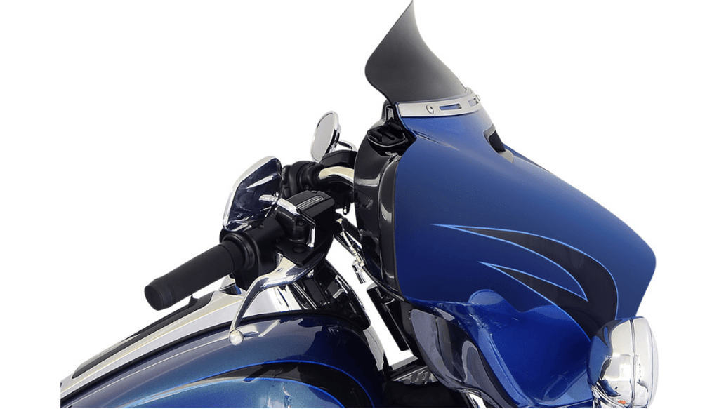 Klock Werks Other Motorcycle Accessories Klock Werks 5" Black Flared Lexan Windshield Batwing Bagger 2014+ Harley Touring