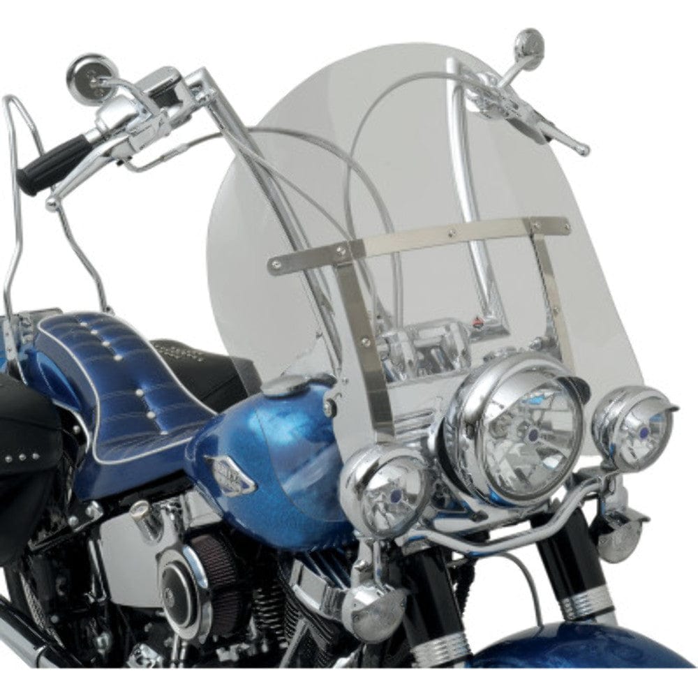 Klock Werks Windshields Klock Werks 17 Clear Flare Billboard Replacement Windshield Harley Softail 00-17