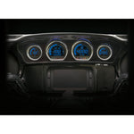 Koso North America Other Instruments & Gauges Koso North America HD-03 Four Piece Gauge Kit Blue Harley Touring 14-19