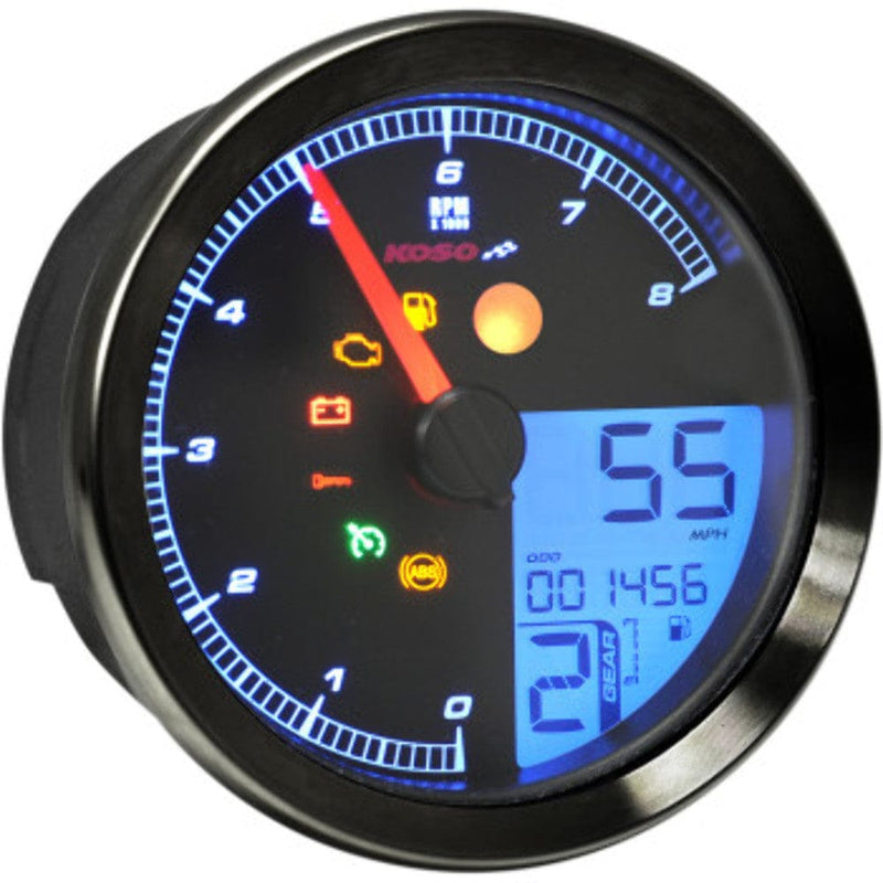 Koso North America Other Instruments & Gauges Koso North America HD-04 Speedometer/Tach Harley 04-11 Dyna 04-13 Sportster