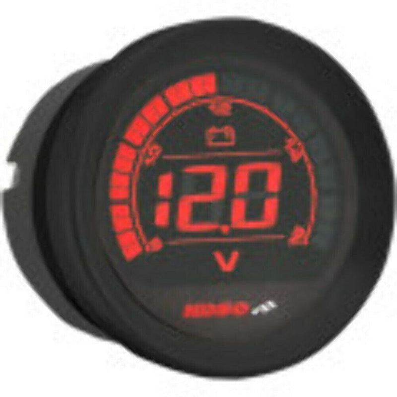 Koso North America Other Instruments & Gauges Koso North America LED 2" Black Voltmeter Individual Replacement Gauge Harley