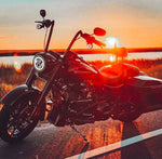 KST Kustoms Handlebars KST Kustoms Gloss Black 10" Renegade Handlebars Bars Harley FLTR Softail Dyna XL