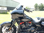 KST Kustoms Handlebars KST Kustoms Gloss Black 12" Mayhem Bagger Handlebars Bars Harley Touring Batwing
