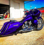 KST Kustoms Handlebars KST Kustoms Polished 10 Pathfinder Handlebars Bars Harley Road King Glide Bagger