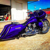 KST Kustoms Handlebars KST Kustoms Polished 12 Pathfinder Handlebars Bars Harley Road King Glide Bagger