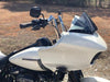KST Kustoms Handlebars KST Kustoms Polished 12" Spearhead Handlebars Bars Harley Road King Glide 1.5"