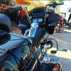 KST Kustoms Handlebars KST Kustoms Polished 16" Outlaw Handlebars Bars Harley FLTR Softail Dyna 1.25"