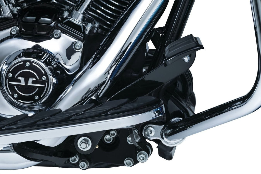 Kuryakyn Foot Pegs & Pedal Pads Kuryakyn Black Extended Brake Pedal Lever w/ Lower Fairing Harley Touring 14-20