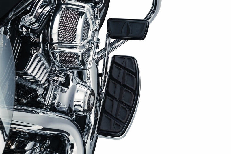 Kuryakyn Foot Pegs & Pedal Pads Kuryakyn Black Kinetic Brake Pedal Pad Rubber Harley Touring Heritage FLST 4311