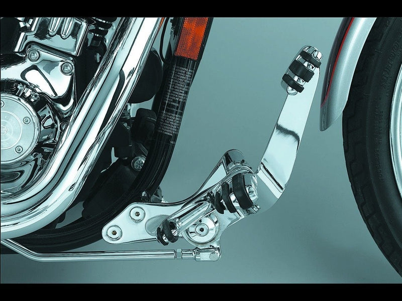 Kuryakyn Foot Pegs & Pedal Pads Kuryakyn Chrome Extended Forward Controls Control Kit Harley Dyna 1991-2017 FXD
