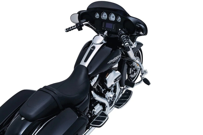 Kuryakyn Foot Pegs & Pedal Pads Kuryakyn Chrome Kinetic Brake Pedal Pad Rubber Harley Touring Heritage FLHR 4310