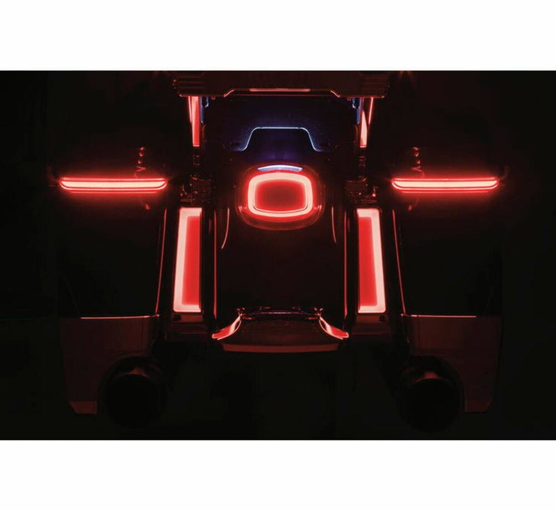 Kuryakyn Kuryakyn Tracer Saddlebag Taillight Red Lens Tour-Pak LED Harley Touring 2014+