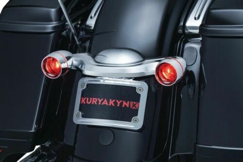 KURYAKYN Lighting Kuryakyn Chrome Rear Brake Taillight Turn Signal Bar Light Harley Touring 10-17