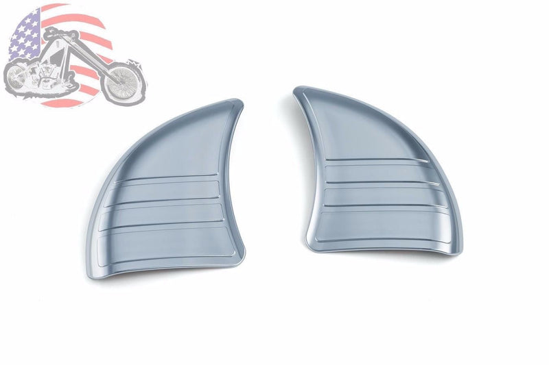 Kuryakyn Other Body & Frame Kuryakyn Chrome Tri Line Inner Fairing Mirror Filler Covers Harley Touring 6978