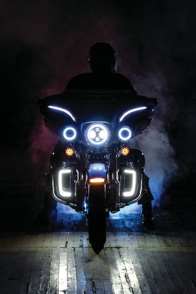 Kuryakyn Other Lighting Parts Kuryakyn Chrome Tracer LED Lowering Fairing Accent Lights Harley Touring 14-20