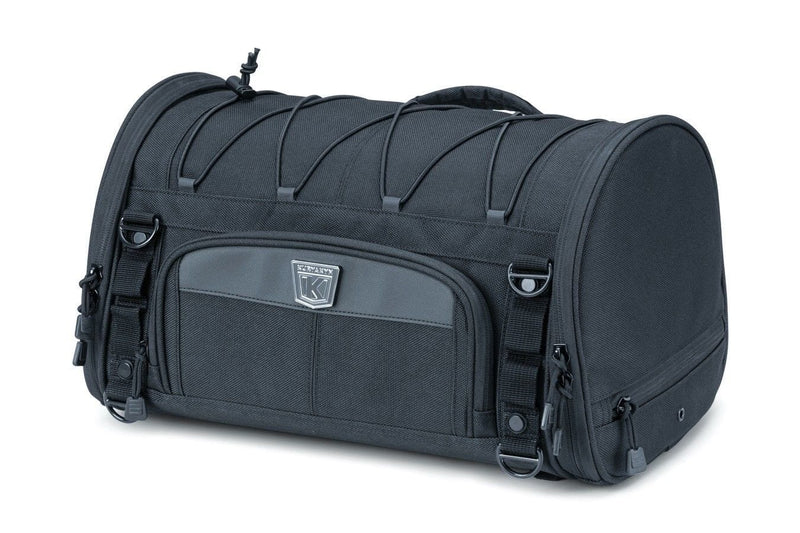 Kuryakyn Other Luggage Kuryakyn Momentum Rambler Roll Luggage Rear Passenger Seat Rack Black Bag Harley