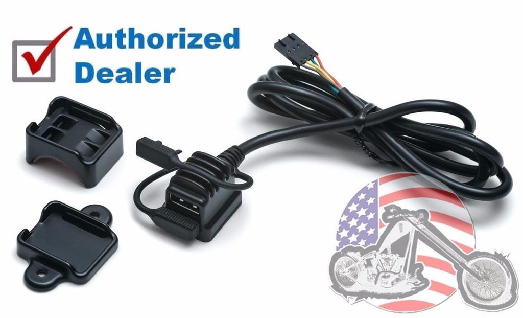 Kuryakyn Other Motorcycle Accessories Kuryakyn Black USB Power Source Device Charger Outlet Dash Trunk Harley Touring