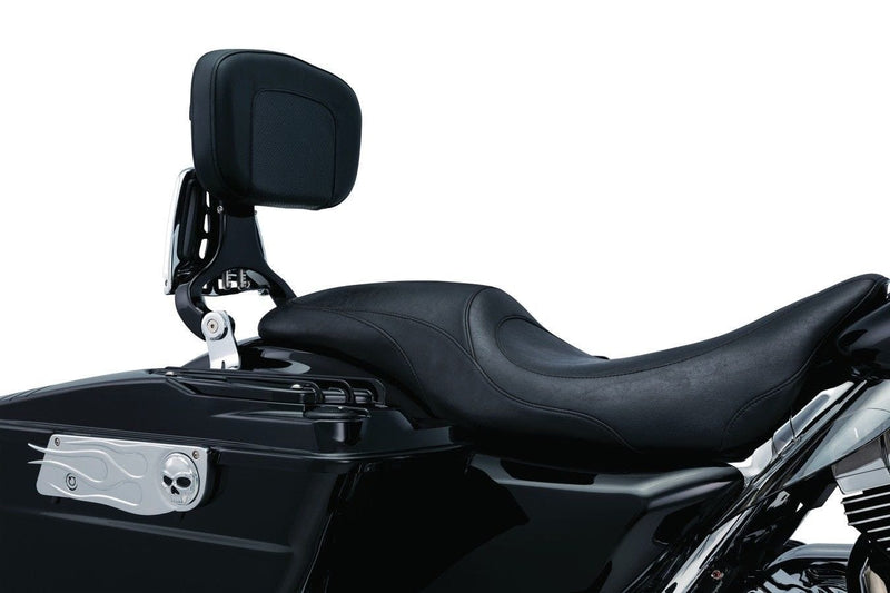 Kuryakyn Other Seat Parts Kuryakyn Multi Purpose Driver Passenger Backrest Adjustable Black Luggage Rack