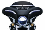 Kuryakyn Windshield Connectors & Trim Kuryakyn Smooth Chrome Windshield Trim Accent Cover Harley Touring 2014-2018