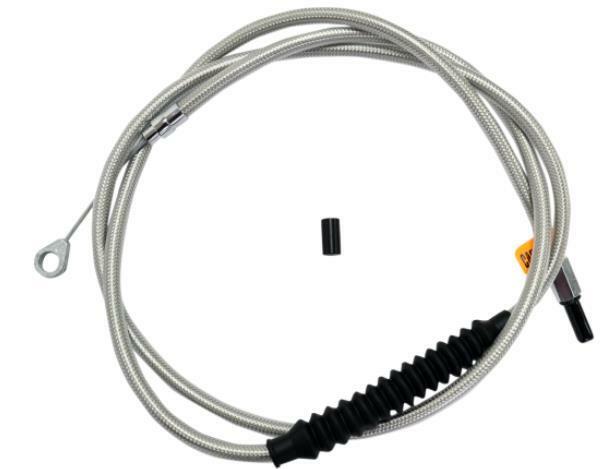 LA Choppers Clutch Cable LA Choppers Stainless Steel Braided Clutch Cable 12-14" Ape Hangers Handlebars