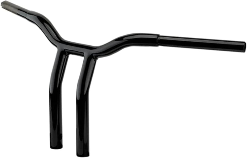 LA Choppers Handlebars LA Choppers 1 1/4" Black Kage Fighter 8" T Bars Pullback Handlebars Harley FXD