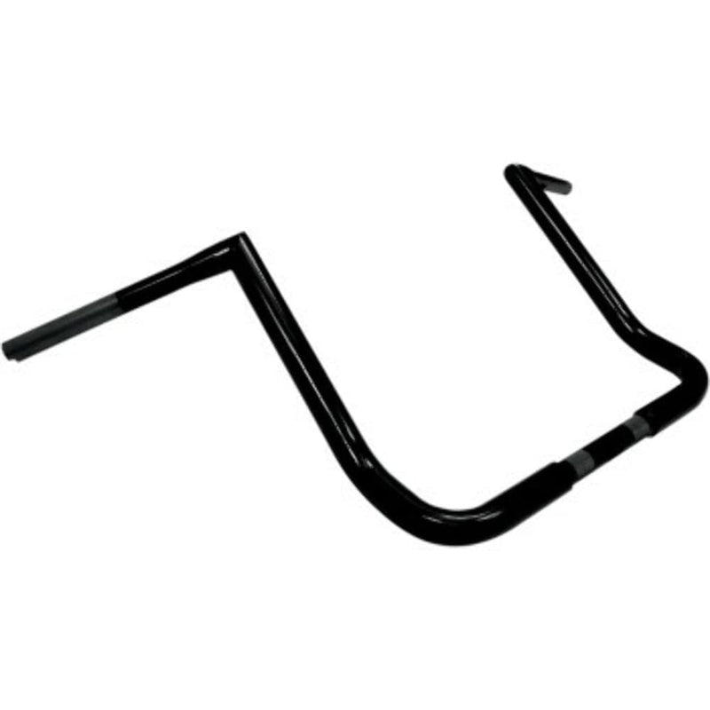 LA Choppers LA Choppers 14" Black 1.25" Twin Peaks Touring Handlebars Bars Harley Batwing