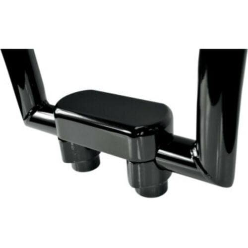 LA Choppers Risers LA Choppers 1.5" Gloss Black Risers 1 1/4 Handlebar Clamp Harley Touring Softail