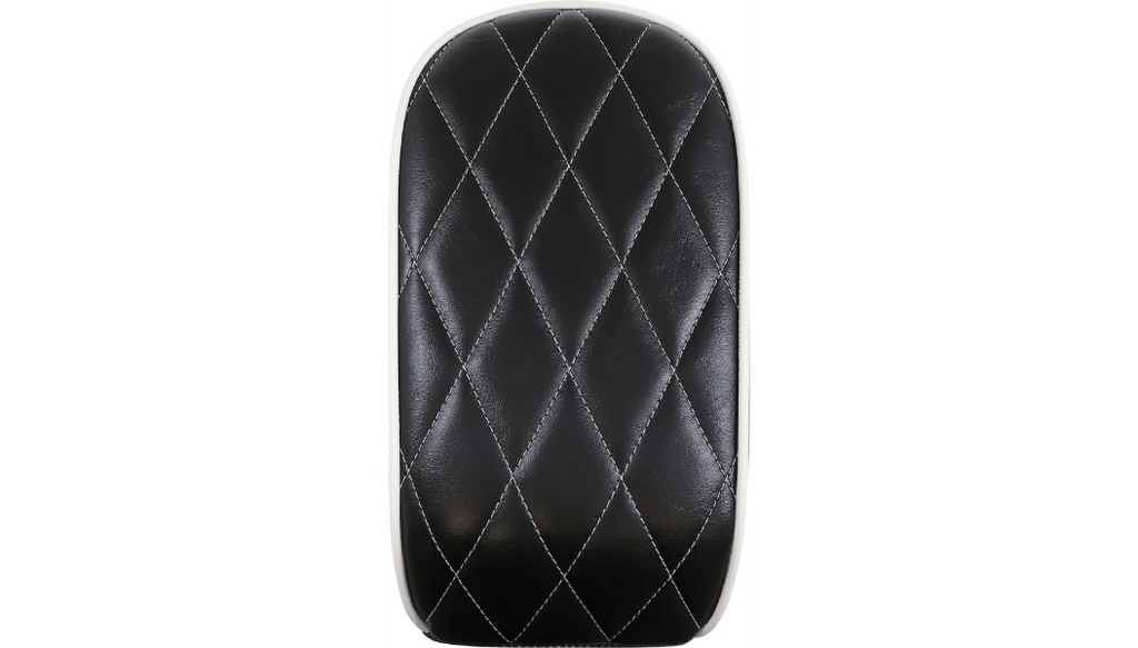 Le Pera Le Pera Bare Bones Pillion Pad Kit White Diamond Rear Seat Harley Softail 2018+