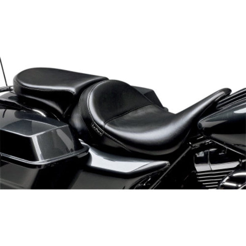 Le Pera Seats Le Pera Aviator Smooth Vinyl 10.75 Pillion Pad Passenger Seat Harley 08+ Touring