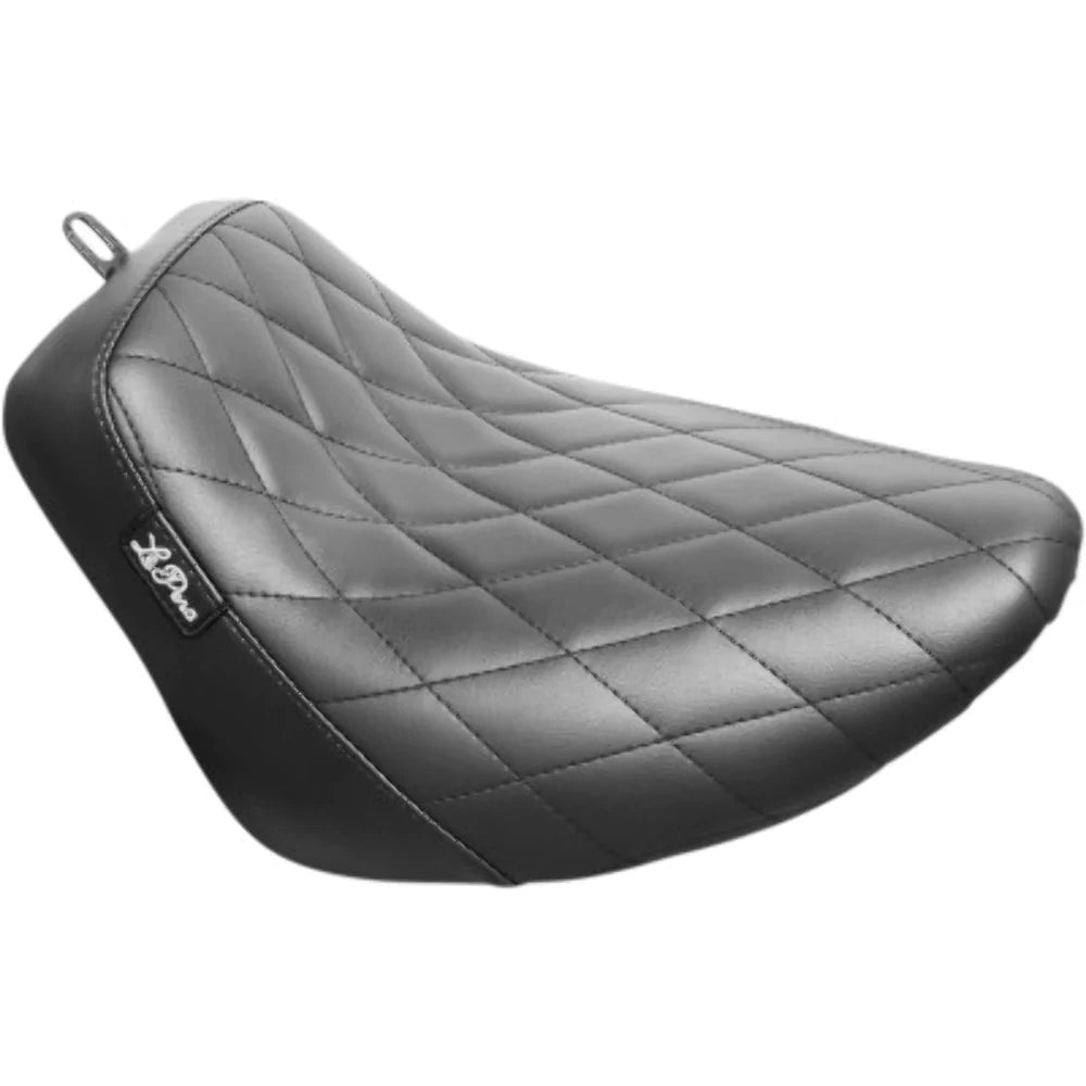 Le Pera Seats Le Pera Bare Bone Barebone Diamond Stitch Solo Seat Harley Softail 18+ FLSL FXBB