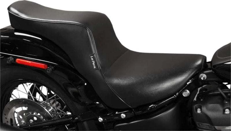 Le Pera Seats Le Pera Cherokee Seat Smooth Black 2 Up 18+ FXBB Harley Softail Street Bob FXST