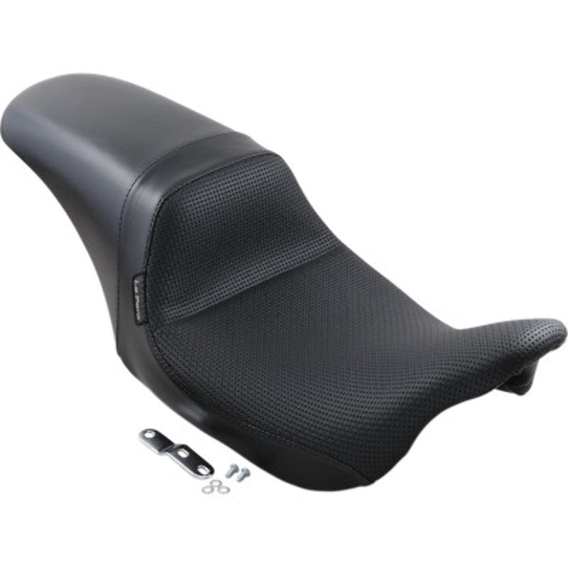 Le Pera Seats Le Pera Daytona Sport 2 Up Black Basket Weave Vinyl Seat Harley Touring 08-20