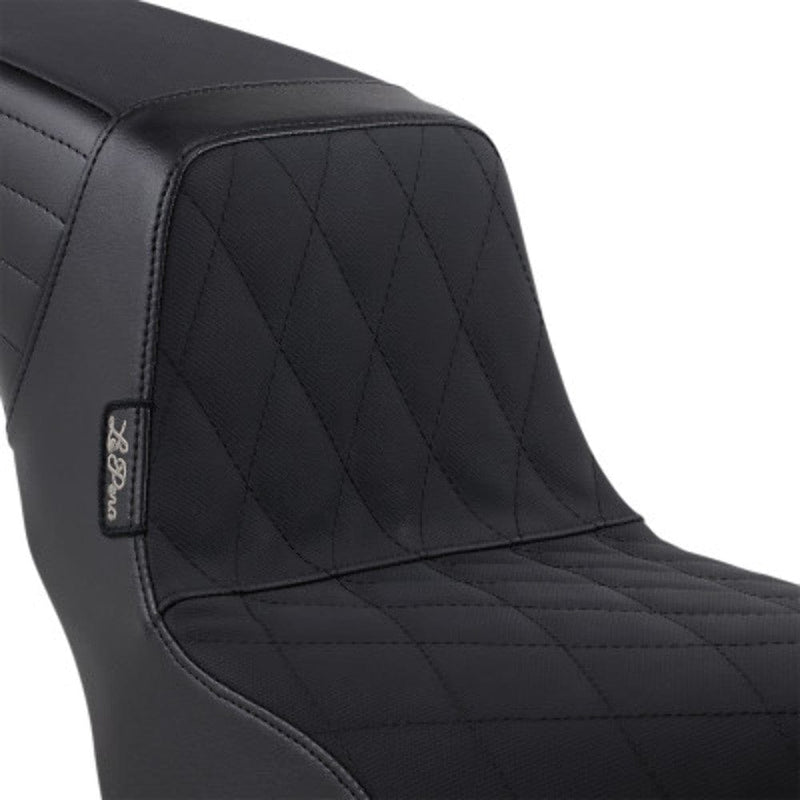 Le Pera Seats Le Pera Kick Flip Diamond Gripp Tape 2 Up Seat Harley 18+ Softail Fat Bob FXFB