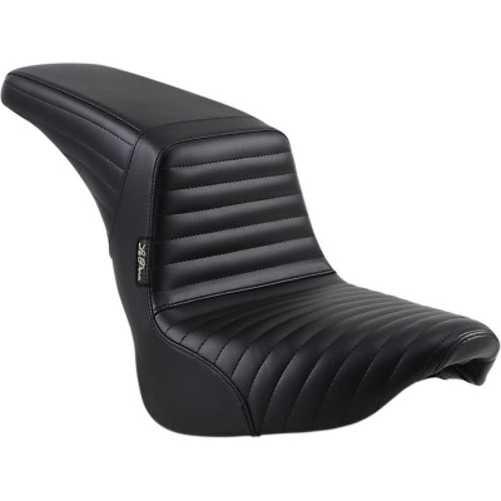 Le Pera Seats Le Pera Kick Flip Pleated Stitch Step 2 Up Seat Harley 18+ Softail FXBR FLFB M8